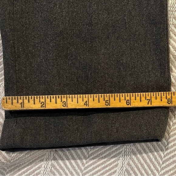 Polo Ralph Lauren Wool Pants Made in Italy Gray Cuffed Flat Front Mens 33x29. - Picture 11 of 11